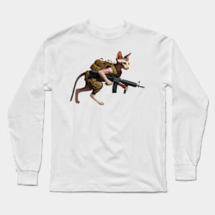 Tactical Cat Long Sleeve T-Shirt